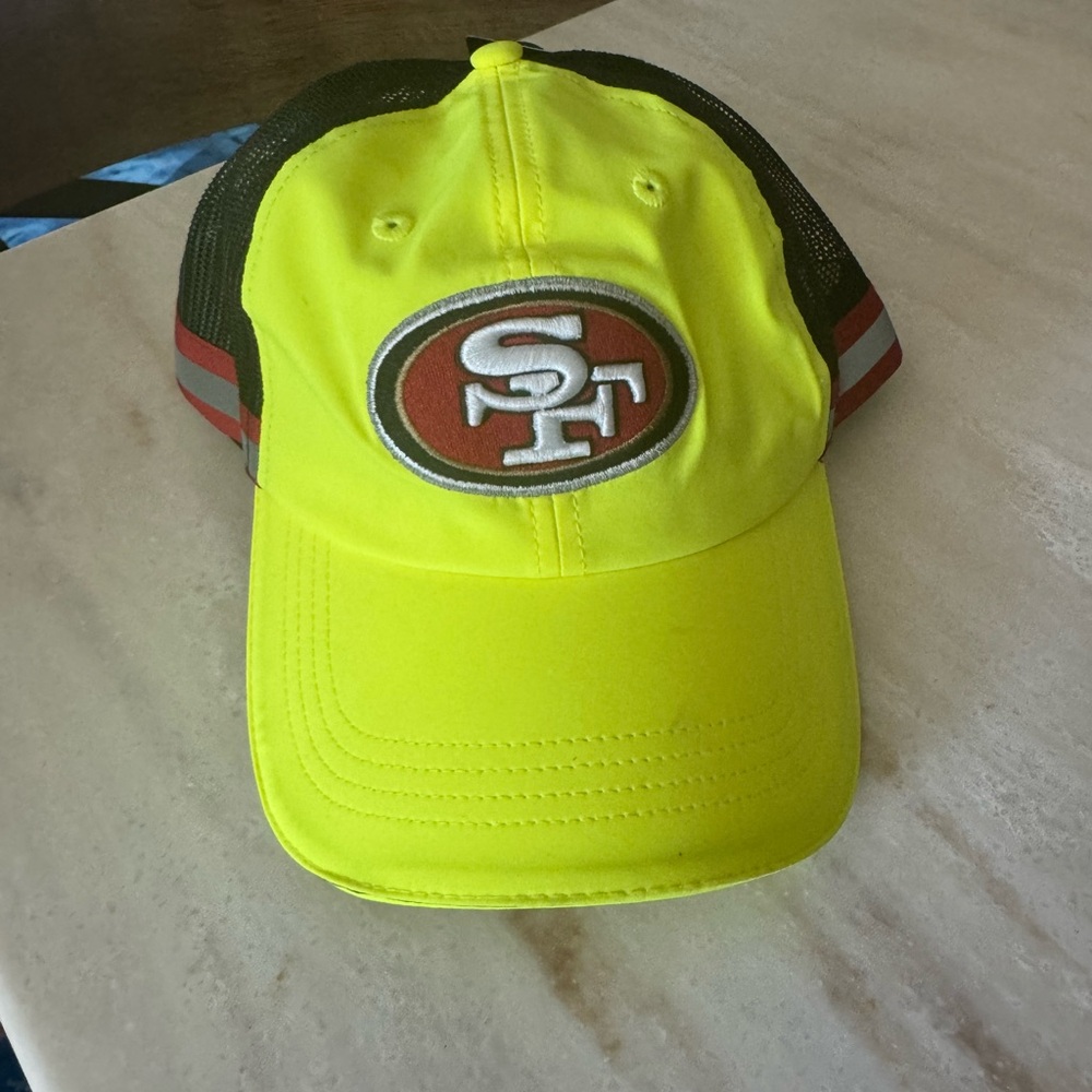 SF 49ers Yellow and Black Neon Sports Cap
